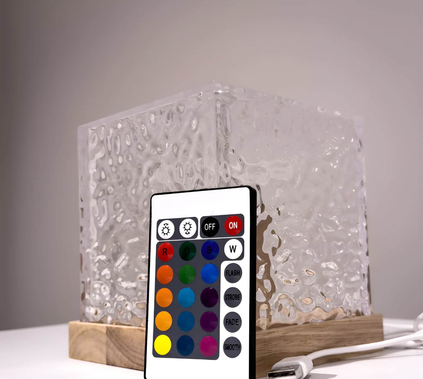 RippleRays – 16-kleuren Watergolf Projector Nachtlamp