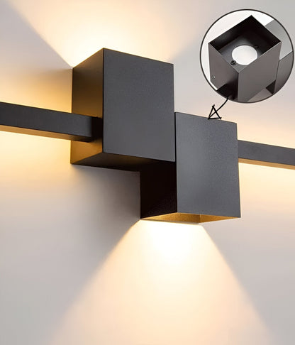 The Line Wandlamp – Minimalistische Zwarte LED Wandverlichting