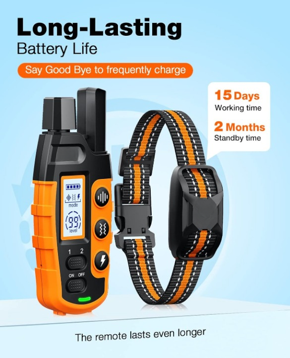 K9 MeisterTrainer Hondentrainingshalsband | Instelbare Trillingen en Impuls | Waterdicht & Draadloos
