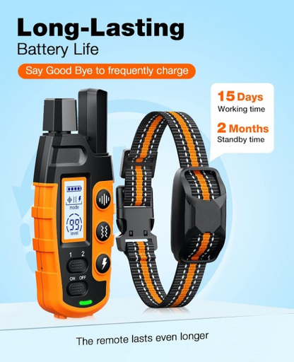 K9 MeisterTrainer Hondentrainingshalsband | Instelbare Trillingen en Impuls | Waterdicht & Draadloos