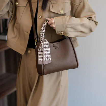 Vekoria – Women's Lychee Texture PU Leather Crossbody Handbag