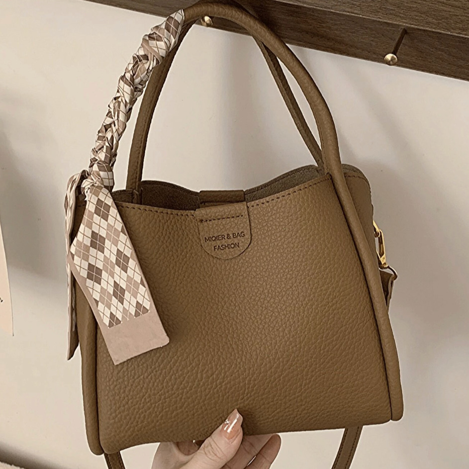 Vekoria – Women's Lychee Texture PU Leather Crossbody Handbag