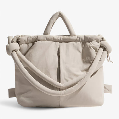 Vekoria – Women's Quilted Puffer Handbag with Adjustable Shoulder Strap